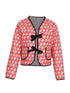 'Amara' Cropped Printed Puffer Jacket - Celes Fashion